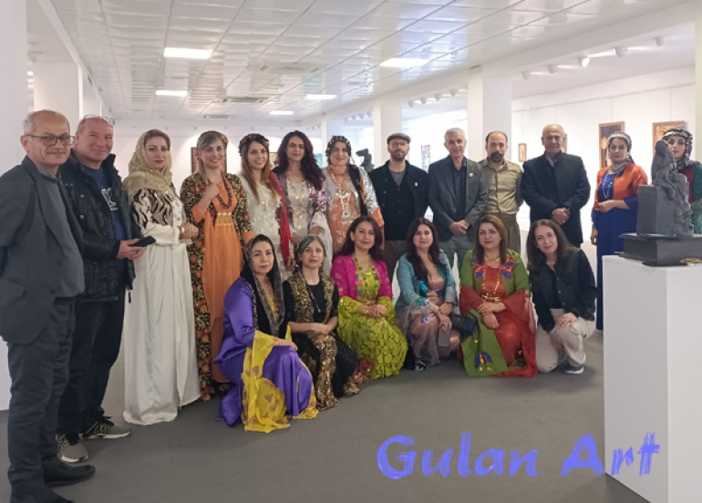 گروپی كۆتری خەیاڵ پێشانگەیەكی شێوەكاری كردەوە