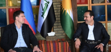 القنصل العام الروسي في العاصمة أربيل في جولة وسط العاصمة برفقة المحافظ