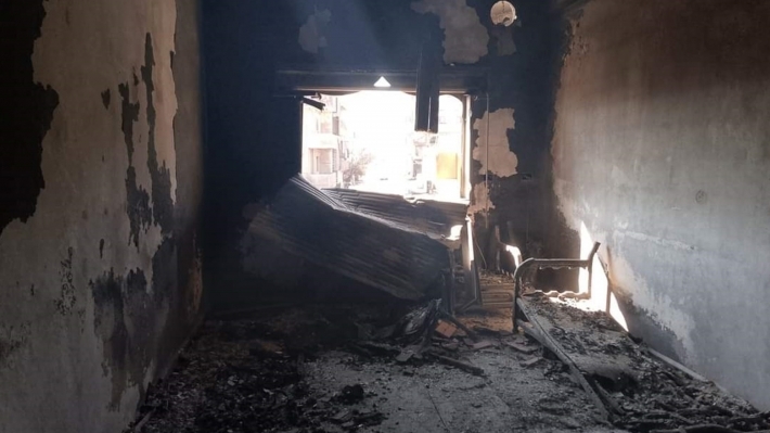 Ofîsa PDK-Sê li Dêrikê hat şewitandin