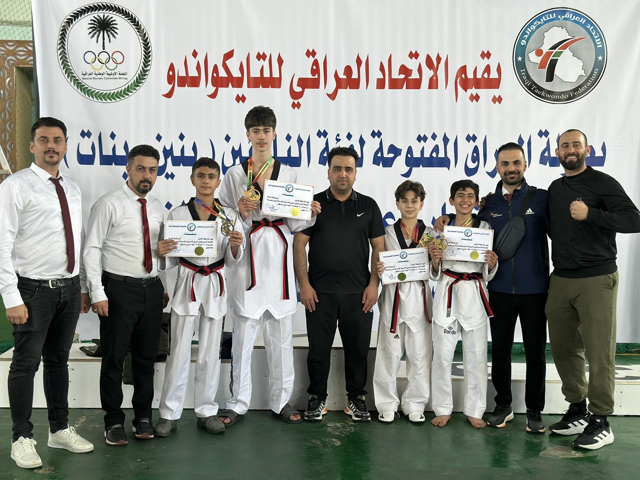 دوو كوڕە كورد گەیشتنە ریزی هەڵبژاردەی تایكواندۆی عێراق