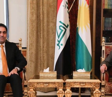 ســـەرۆك بــــارزانــــی پێشوازی لە سەرۆكی ئەنجوومەنی نوێنەرانی عێراق بە وەكالەت دەكات