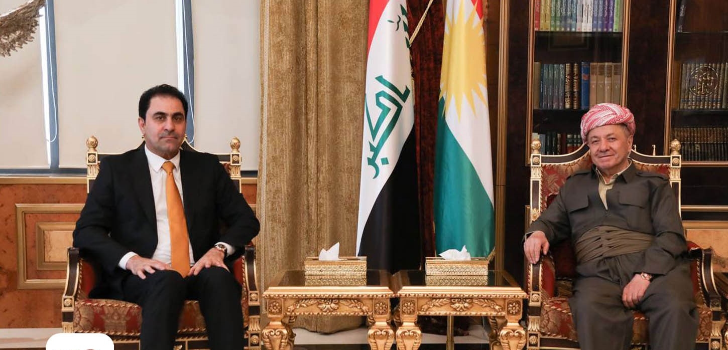 ســـەرۆك بــــارزانــــی پێشوازی لە سەرۆكی ئەنجوومەنی نوێنەرانی عێراق بە وەكالەت دەكات