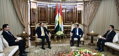 مەسرور بارزانی پێشوازیی لە سەرۆکی ئەنجوومەنی نوێنەرانی عێراق بە وەکالەت کرد