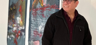 هونەرمەندی شێوەكار (حەمە هاشم) لە پۆڵەندا پێشانگەیەكی شێوەكاری كردەوە