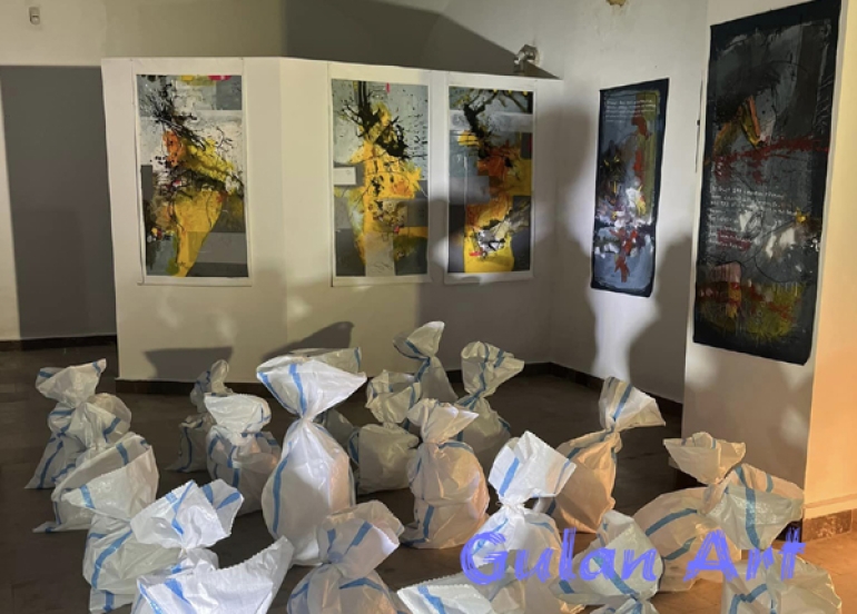 هونەرمەندی شێوەكار (حەمە هاشم) لە پۆڵەندا پێشانگەیەكی شێوەكاری كردەوە