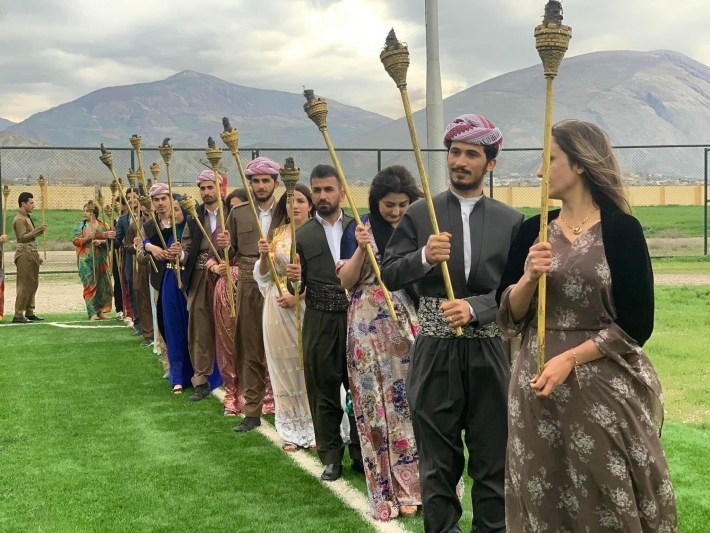 إدارة سوران تستقبل عيد نوروز القومي ورأس السنة الكوردية الجديدة باحتفال حاشد