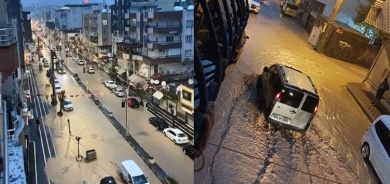 Li Cizîrê lehî rabû: 60 otomobîl û xaniyan zerer dît