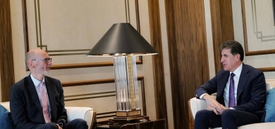 President Nechirvan Barzani and UK Ambassador Stephen Hitchen Discuss Kurdistan Elections and Regional Developments in Erbil Meeting