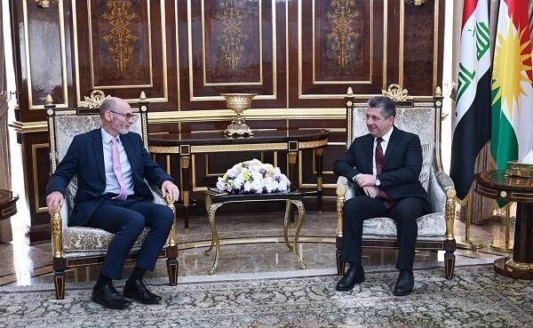 Serokwezîr û     balyozê Brîtanyayê civiyan