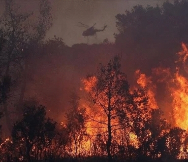 ئاگرکەوتنەوە لە دارستانەکانی یۆنان بەردەوامە