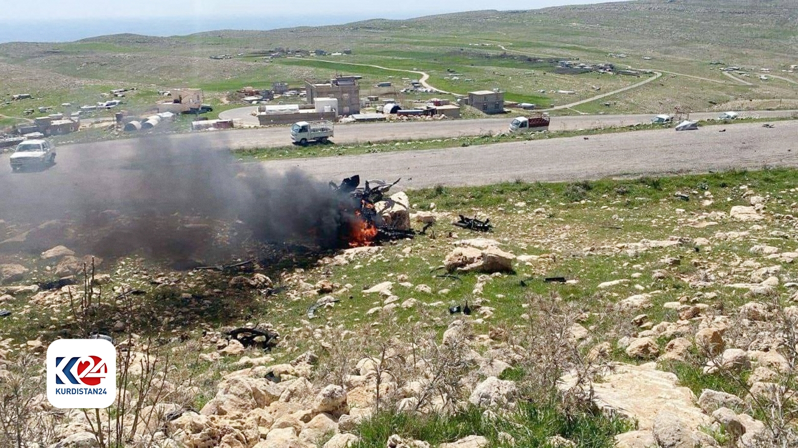 Li çiyayê Şingalê erebeyeke PKKyê hat armanckirin