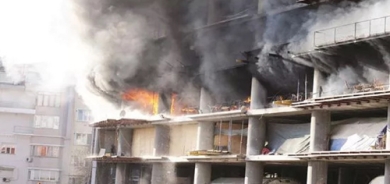 ئاگر لە ناوەندێكی کات بەسەربردن لە شاری ئەستەنبوڵ کەوتەوە