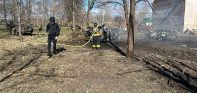 هێرشی ئاسمانی ڕووسیا بۆ سەر ئۆکرانیا