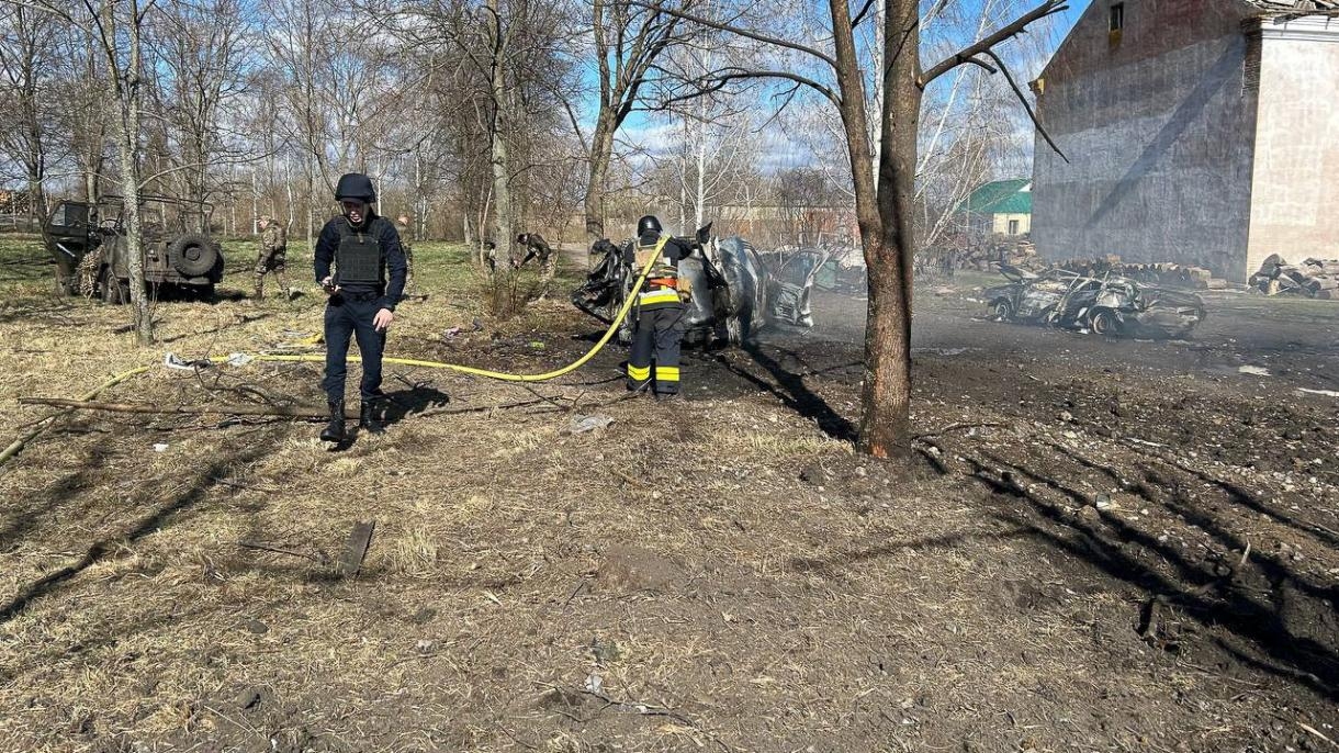 هێرشی ئاسمانی ڕووسیا بۆ سەر ئۆکرانیا