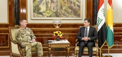 President Nechirvan Barzani and Major General Joel B. Vowell Discuss Regional Security and Anti-ISIS Cooperation