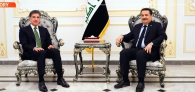 راگەیێندراوی نووسینگەی سەرۆکوەزیرانی عێراق لەبارەی کۆبوونەوەی سوودانی و نێچیرڤان بارزانی