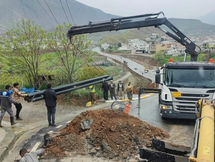 بكلفة 40 مليون دينار.. تنفيذ مشروع مياه شرب في ناحية ديانا بإدارة سوران