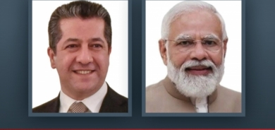 Nameyeke pîrozbahiyê ji Serokwezîrê Hindîstanê bo Serokê Hikûmeta Herêma Kurdistanê