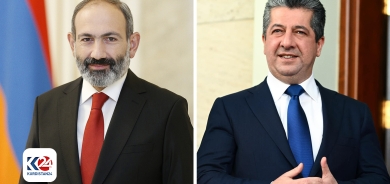 Serokwezîrê Ermenistanê cejna Serokwezîrê Herêma Kurdistanê pîroz dike