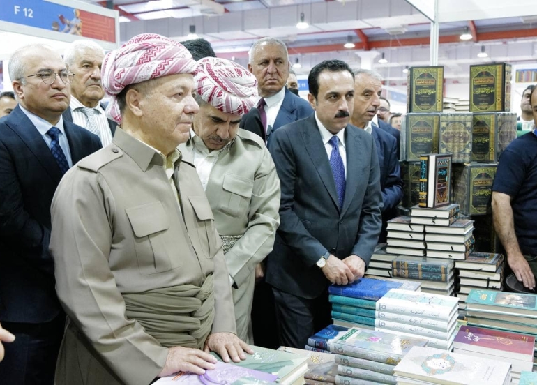 ســـەرۆک بــــارزانــــی شازدەمین پێشانگەی نێودەولەتی کتێب لە هەولێر دەکاتەوە