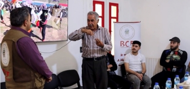 Efrîn – Dezgayê Xêrxwaziya Barzanî komên folklorê xelat kirin