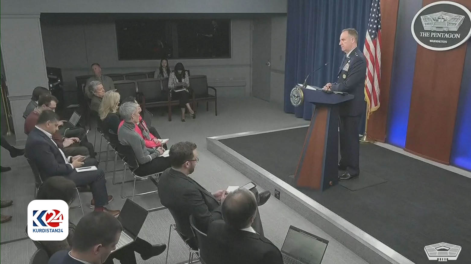 Pat Ryder ji bo K24ê: Me sîstema bergiriya asmanî li seranserî Rojhilata Navîn danaye