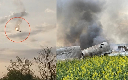 فڕۆکەیەکی بۆمبڕێژکەری ڕووسیا لە شاری ستاڤرۆپۆل کەوتە خوارەوە