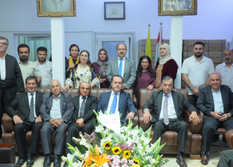 بـــــۆ پیرۆزبایی كردن لە ساڵیادی دەرچوونیدا، بەرپرسی بەشی ڕۆشنبیری و ڕاگەیاندن  سەردانی (گوڵان)ی كرد