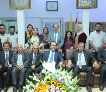 بـــــۆ پیرۆزبایی كردن لە ساڵیادی دەرچوونیدا، بەرپرسی بەشی ڕۆشنبیری و ڕاگەیاندن  سەردانی (گوڵان)ی كرد