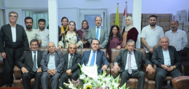 بـــــۆ پیرۆزبایی كردن لە ساڵیادی دەرچوونیدا، بەرپرسی بەشی ڕۆشنبیری و ڕاگەیاندن  سەردانی (گوڵان)ی كرد