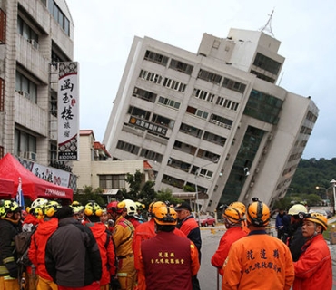 دوو بوومەلەرزەی یەک لە دوای یەک بە گوڕی ٦.١ و ٦ لە شاری هوالین لە تایوان ڕوویدا.