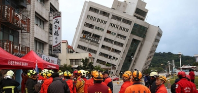 دوو بوومەلەرزەی یەک لە دوای یەک بە گوڕی ٦.١ و ٦ لە شاری هوالین لە تایوان ڕوویدا.
