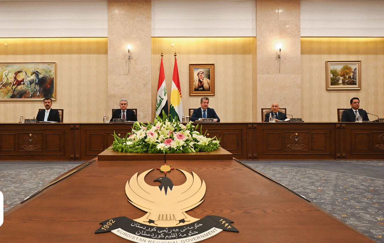 برئاسة مسرور بارزاني.. مجلس وزراء إقليم كوردستان يناقش عدداً من القضايا والملفات