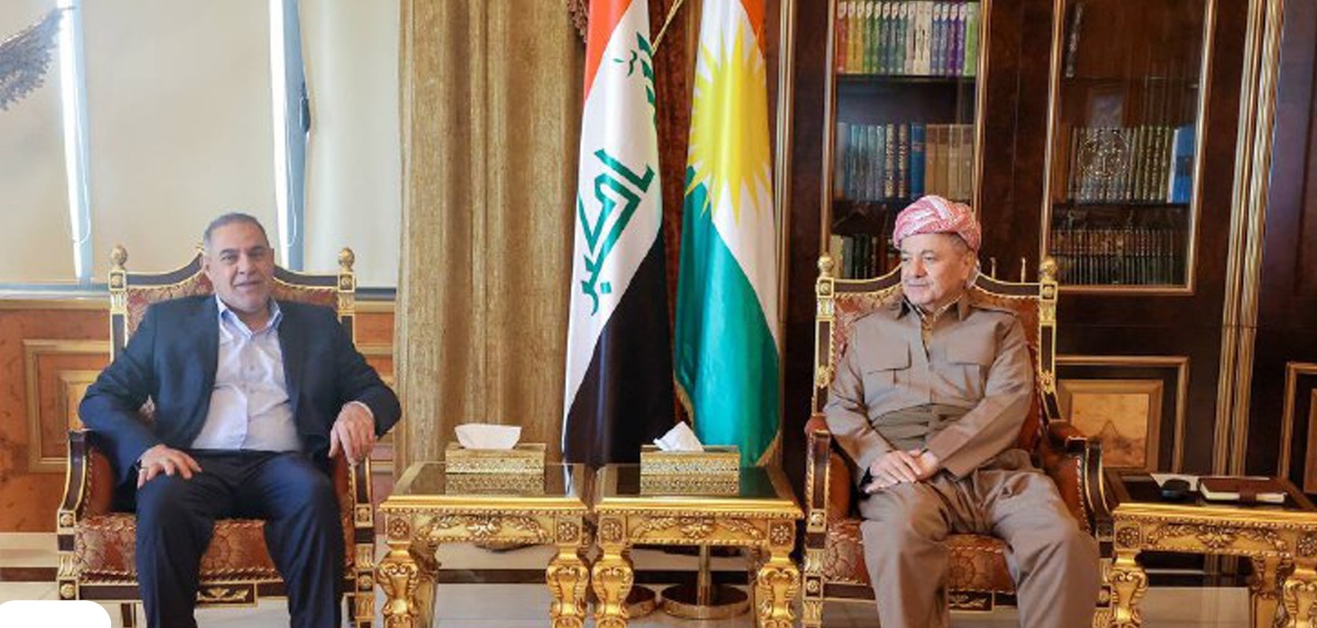 الرئيس بارزاني يستقبل محافظ المثنى السابق