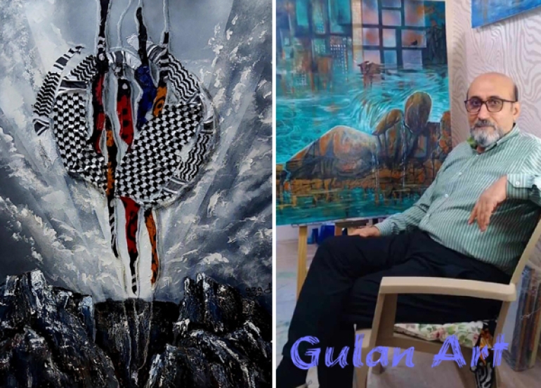 هونەرمەند ئازا حەسیب قەرەداغی (هەواری هەوری) دەباتە سلێمانی