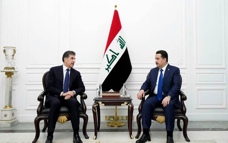 السوداني: زيارات نيجيرفان بارزاني لبغداد مهمة لحسم كل الملفات المشتركة