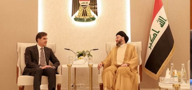 نێچیرڤان بارزانی و عەمار حەکیم کۆبوونەوە