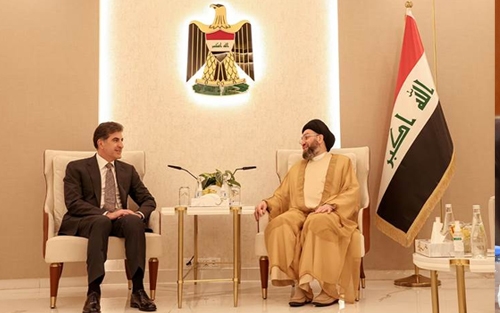 نێچیرڤان بارزانی و عەمار حەکیم کۆبوونەوە