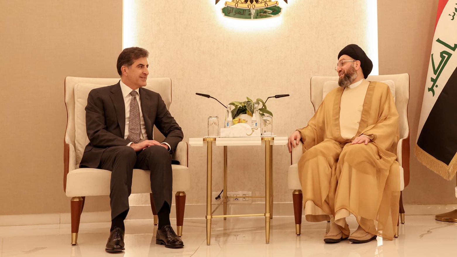 Nêçîrvan Barzanî û Emar Hekîm dicivin