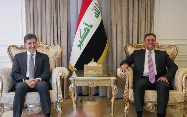 الخنجر مستقبلاً نيجيرفان بارزاني: التفاهم المشترك يرسخ نجاحات حكومة السوداني