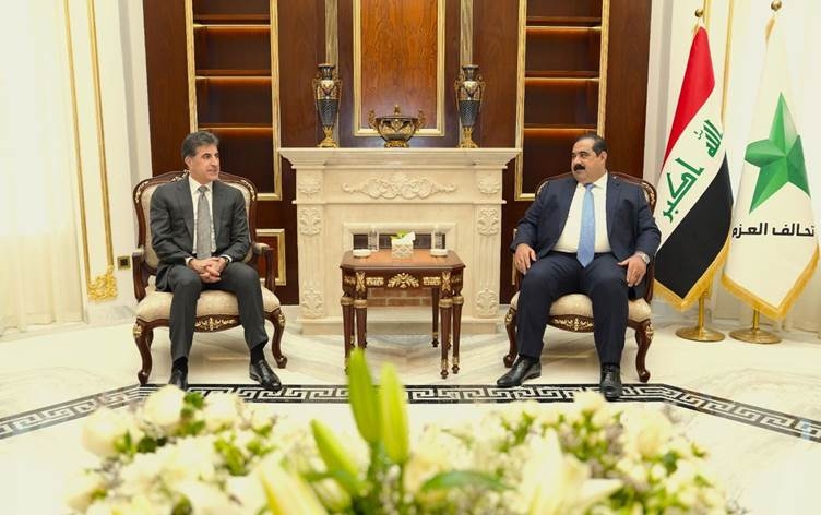 نيجيرفان بارزاني ومثنى السامرائي يبحثان المضي بعملية انتخاب رئيس جديد للبرلمان