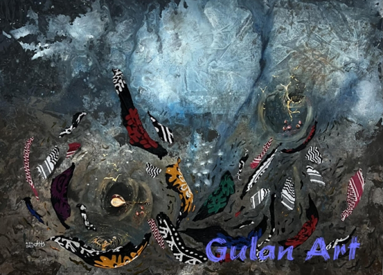 هونەرمەند (ئازا حەسیب قەرەداغی) دەیەمین پێشانگەی تایبەتی شێوەكاریی كردەوە