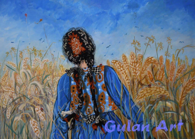 هونەرمەند (ئازا حەسیب قەرەداغی) دەیەمین پێشانگەی تایبەتی شێوەكاریی كردەوە