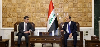 President Nechirvan Barzani and leaders of Iraq engage in discussions concerning the state of the country