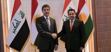President Nechirvan Barzani meets with Iraqi National Security Advisor Qasim al-Araji