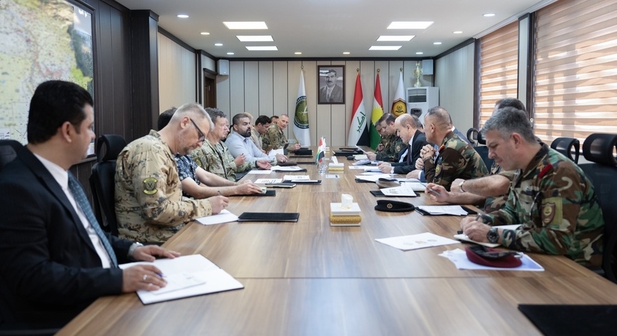 Wezareta pêşmerge û hevpeymaniya cîhanî civiyan