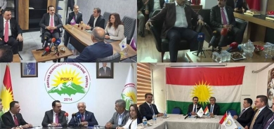 Parêzgarê Hewlêrê AK Partî, DEM Partî, PDK-T û PWK ziyaret kirin