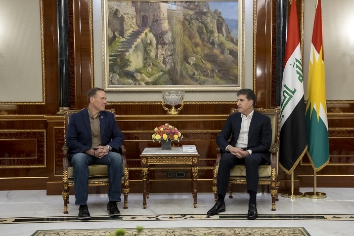 President Nechirvan Barzani meets with a US Senate delegation