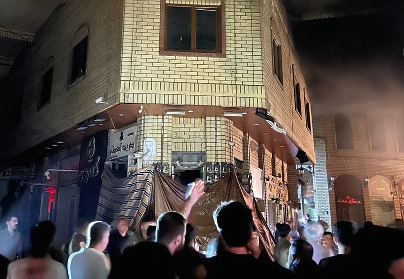 أربيل تسيطر على حريق 