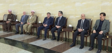 Mesrûr Barzanî beşdarî serxweşiya hevjîna Fuad Husên bû